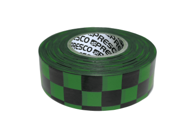 Green & Black Checkered Patterned Roll Flagging