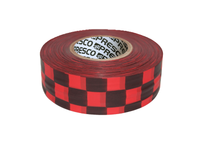 Red & Black Checkered Patterned Roll Flagging