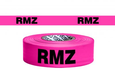 Printed Pink Roll Flagging Tape - RMZ