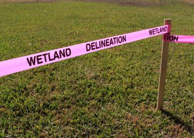 Printed Pink Roll Flagging Tape - Wetland Delineation