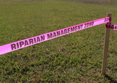 Printed Pink Roll Flagging Tape - Riparian Management Zone
