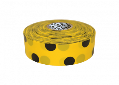 Yellow Patterned Roll Flagging