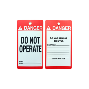 Accident Prevention Tags Do Not Operate