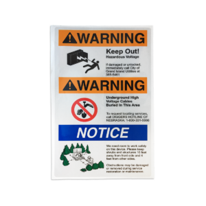 engineer grade reflective sheeting sign